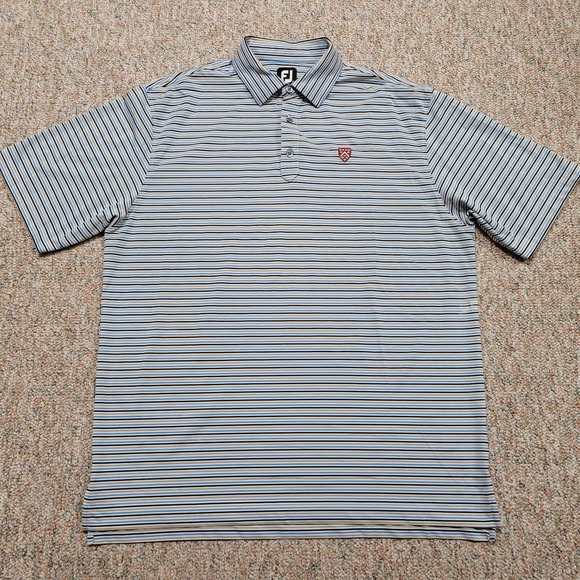 FootJoy Other - Footjoy Polo Shirt Mens‎ XL Multi Color Striped Golf Performance Stretch Berkley